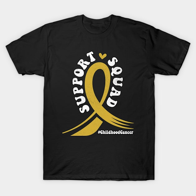 Childhood Cancer Ribbon T-Shirt by TShirtHook